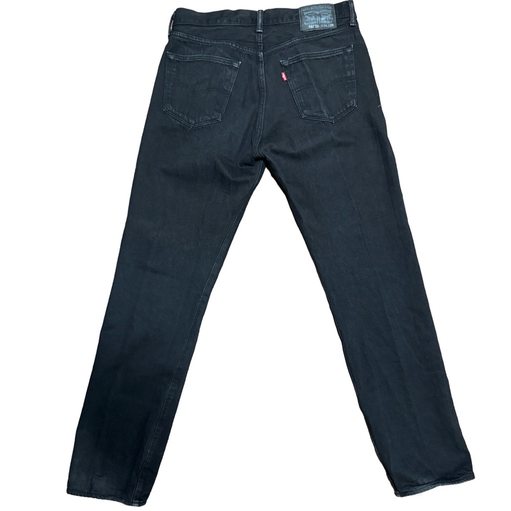 LEVI’S 501 XX Original Shrink to Fit Jeans Straight Leg Modern Black Sz 34 x 36